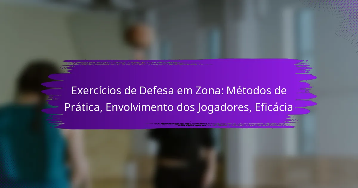 Exercícios de Defesa em Zona: Métodos de Prática, Envolvimento dos Jogadores, Eficácia